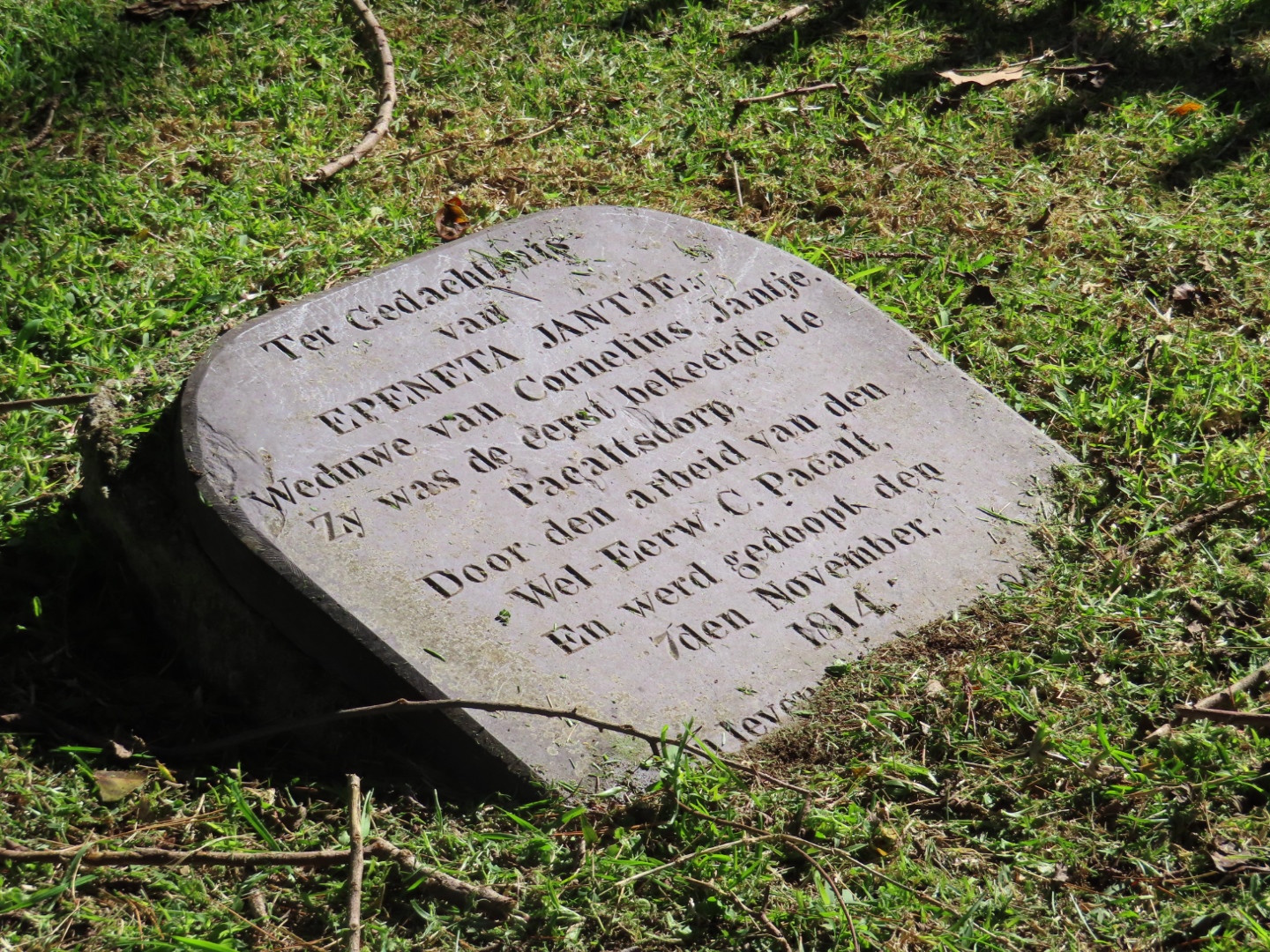 Epeneta Jantjes Headstone